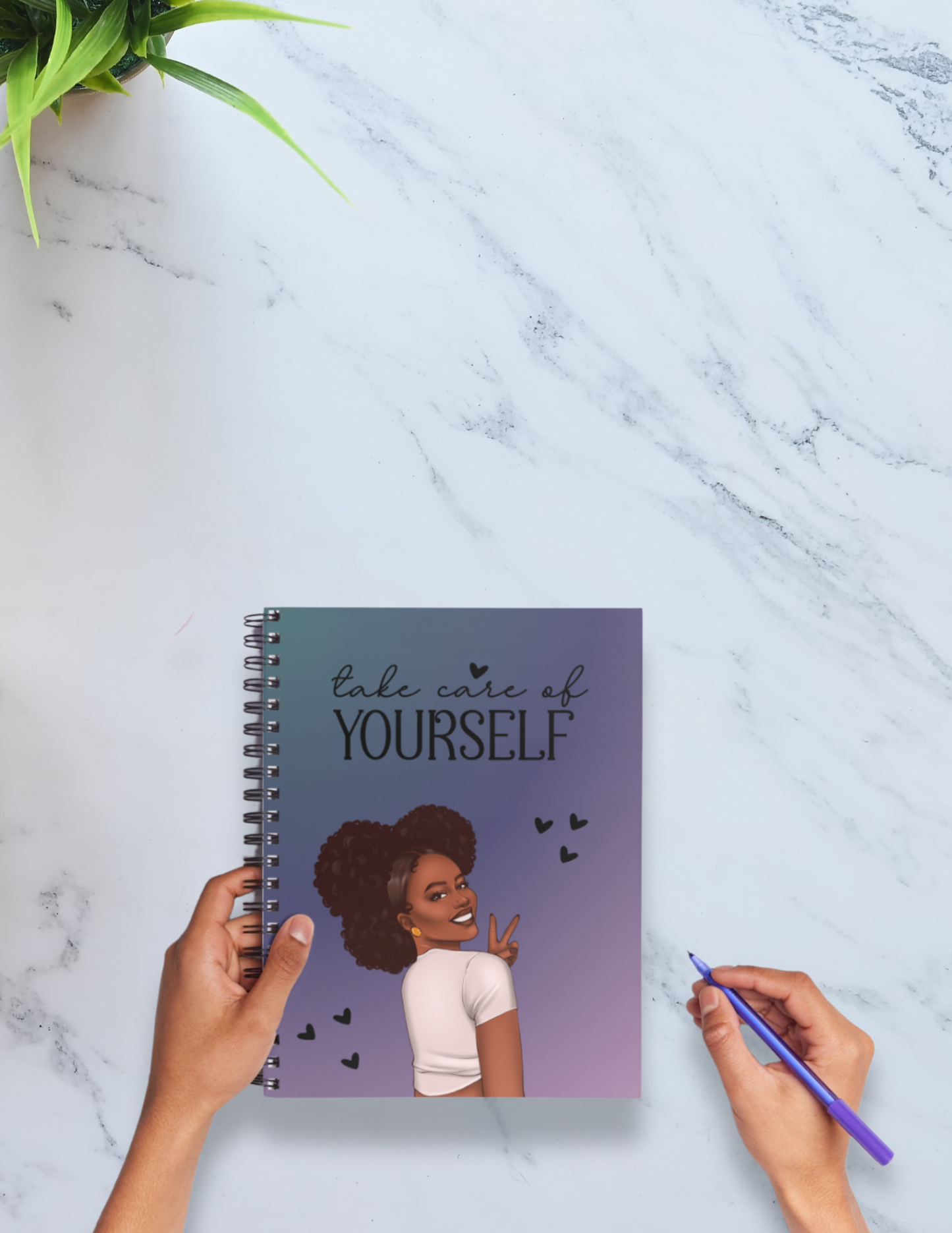 Peace of Mindset Spiral Notebook