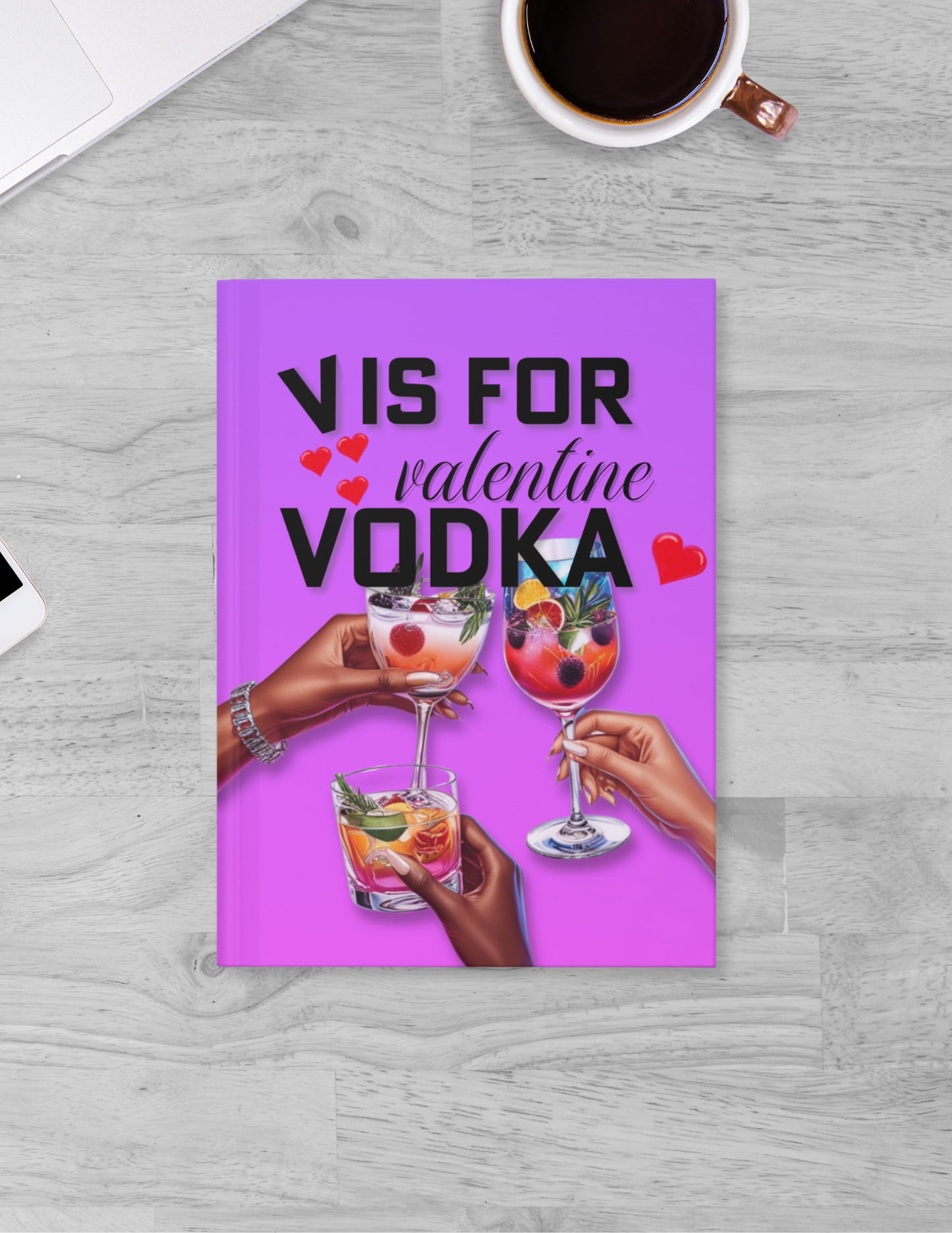 Sip Happens Hardcover Journal
