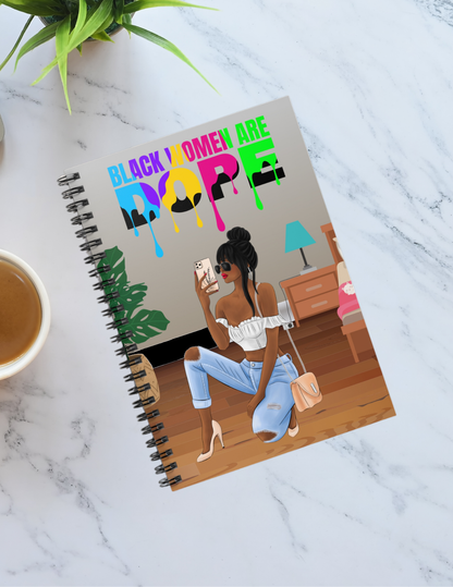 Dope by Design Spiral Notebook