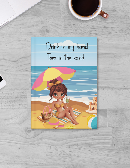 Sippin’ Pretty Hardcover Journal