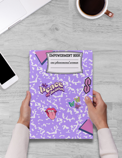 Purple Power Book Hardcover Journal