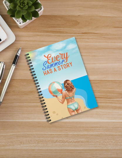 Beach Ballin Spiral Notebook