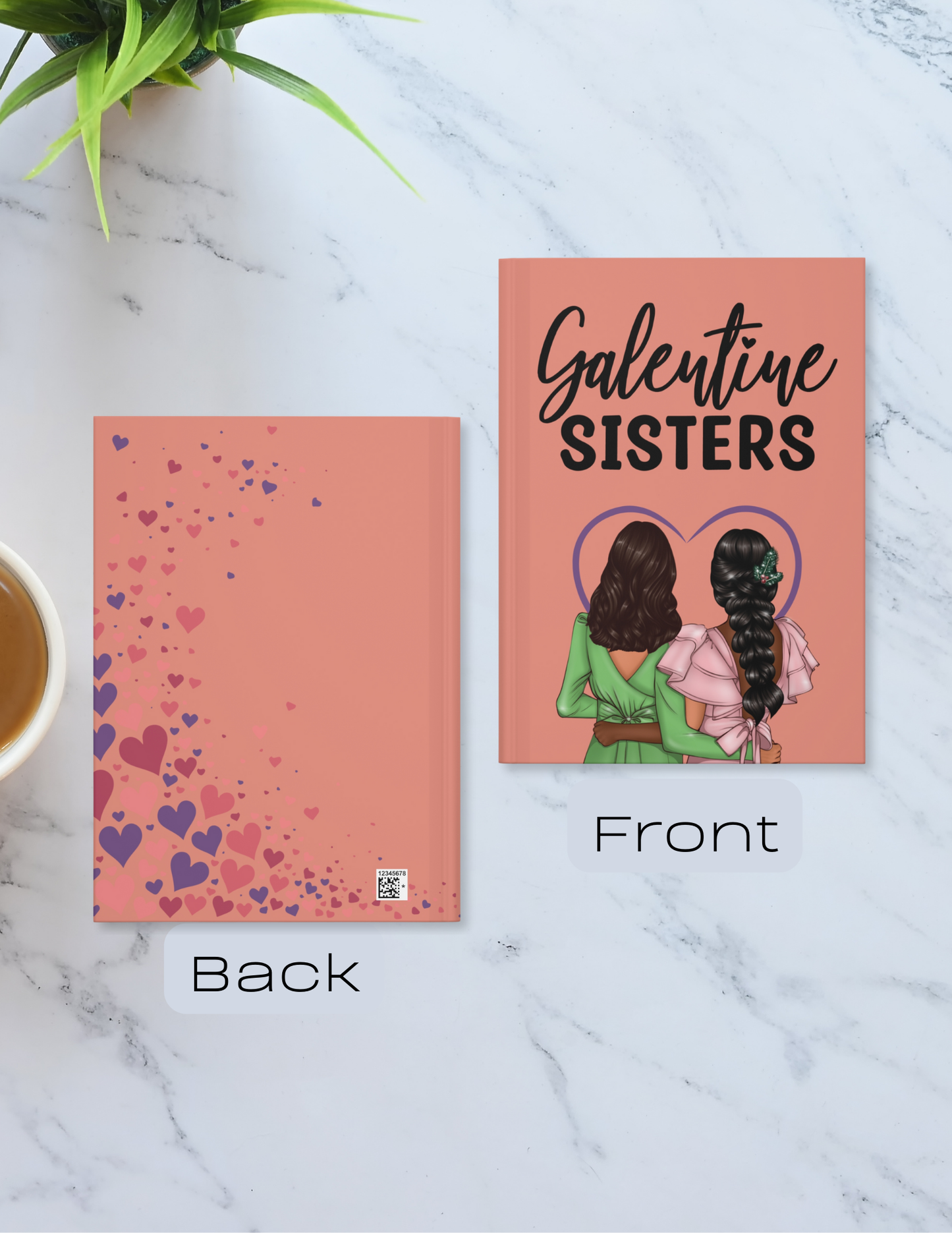 Sisters by Heart Journal Hardcover Journal