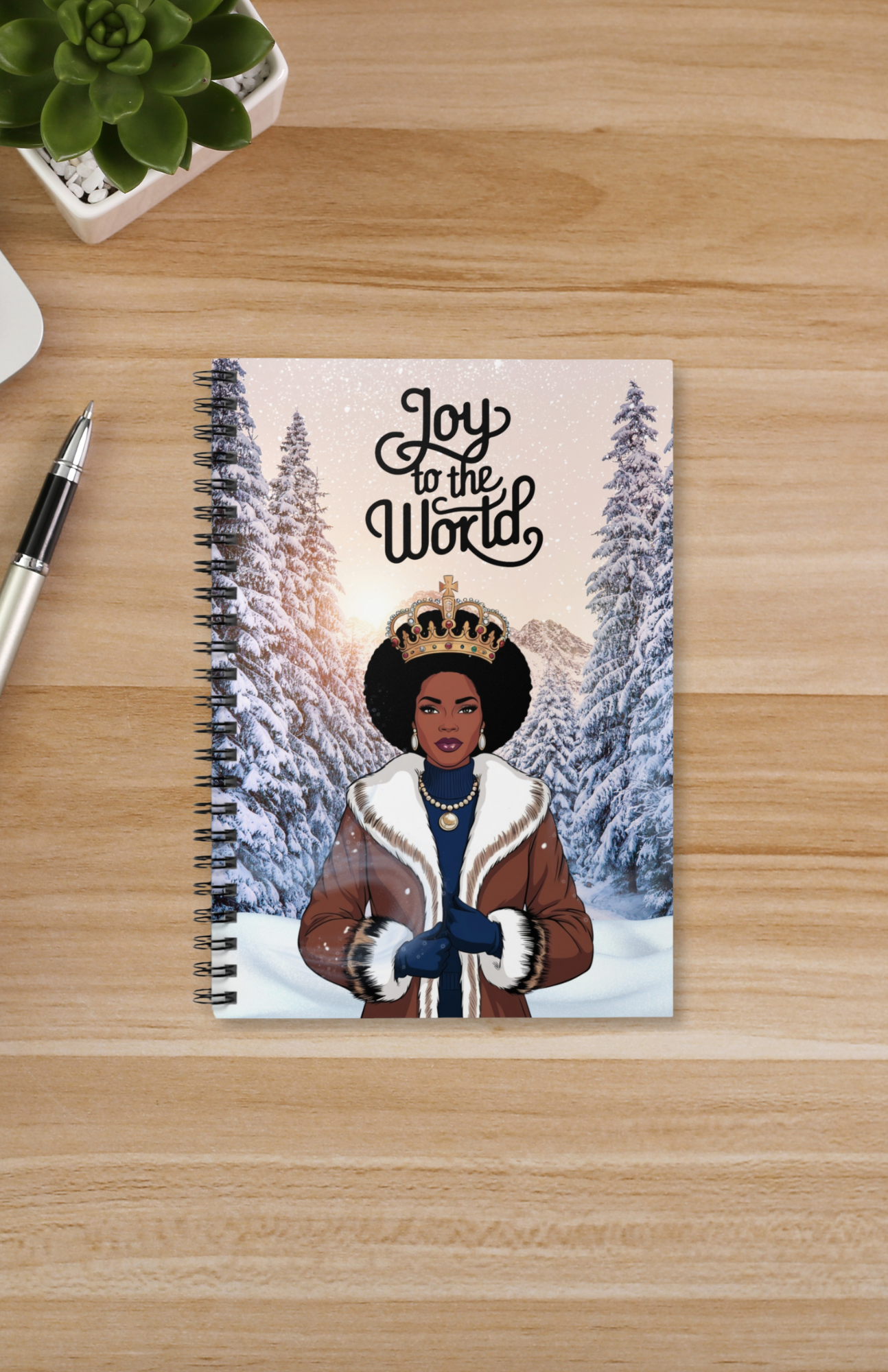 Queen of Winter Spiral Notebook