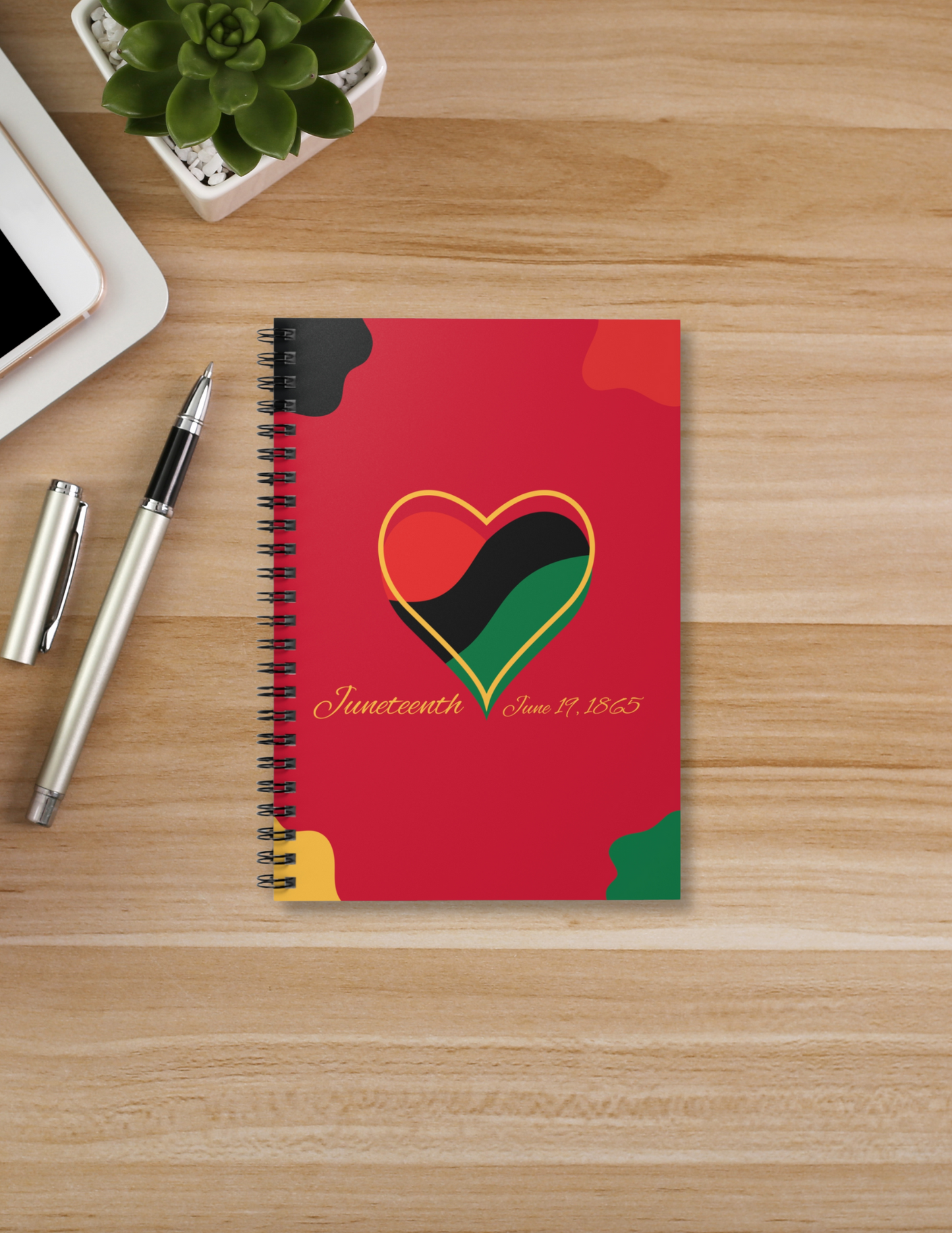 Heart of Freedom, Spiral Notebook