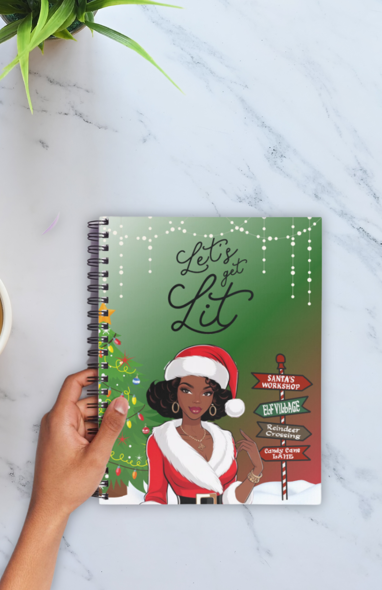 Lit for the Holidays Spiral Notebook