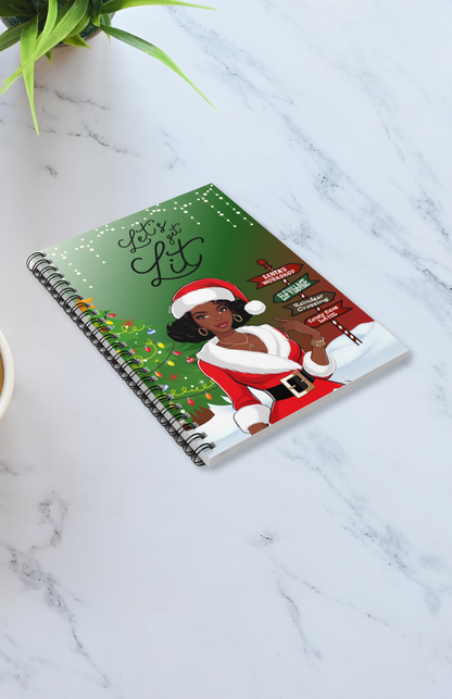 Lit for the Holidays Spiral Notebook