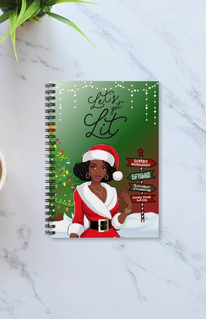 Lit for the Holidays Spiral Notebook