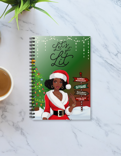 Lit for the Holidays Spiral Notebook