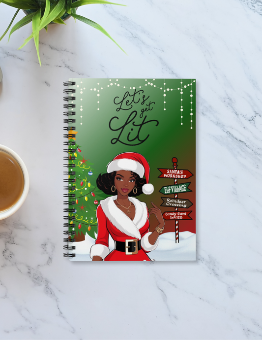 Lit for the Holidays Spiral Notebook