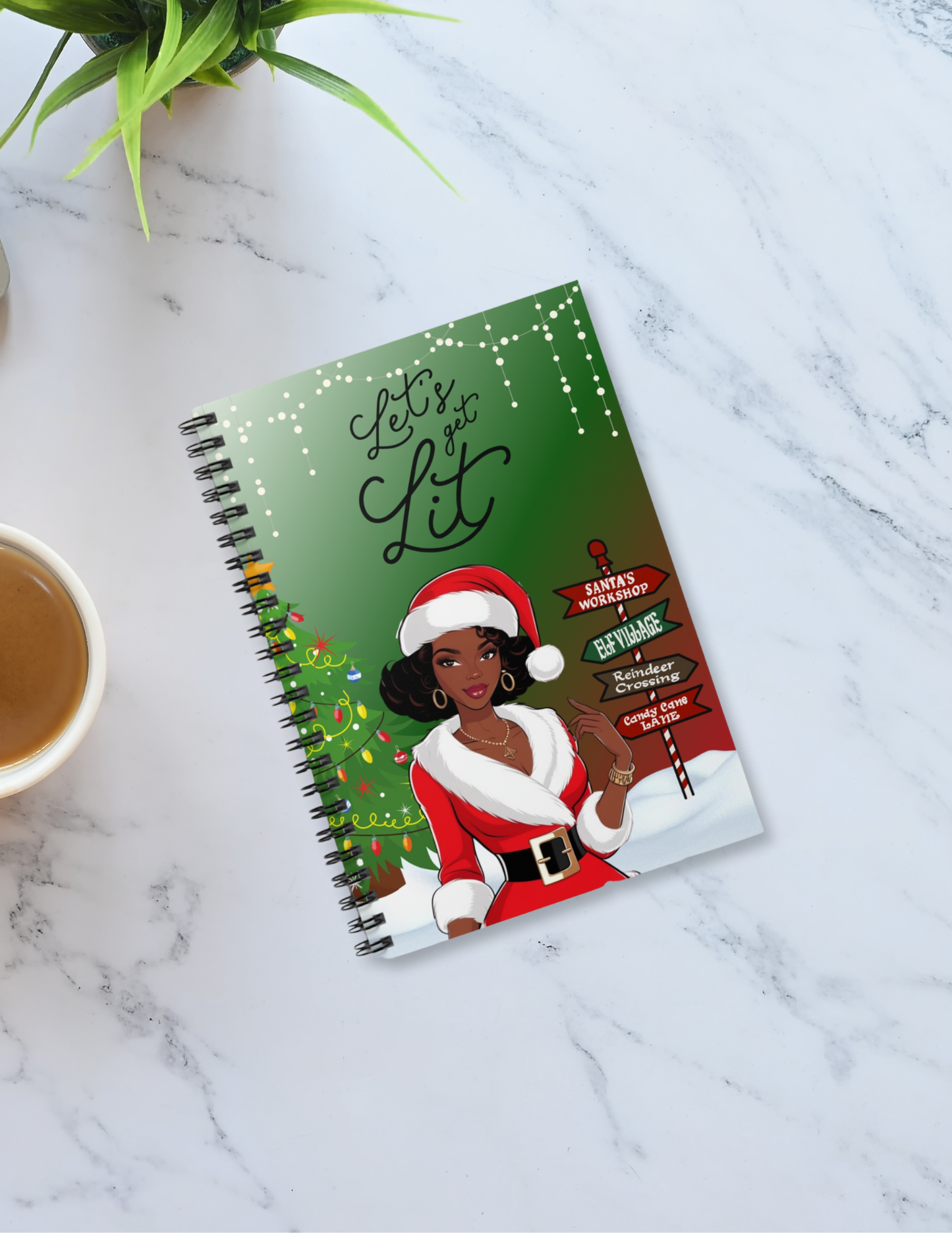 Lit for the Holidays Spiral Notebook