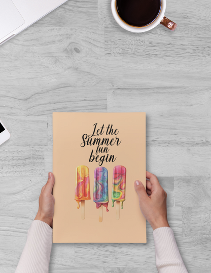 Cold Treats, Hot Vibes Hardcover Journal