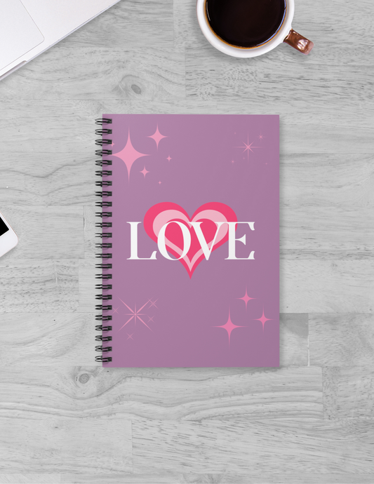 Forever Love Spiral Notebook