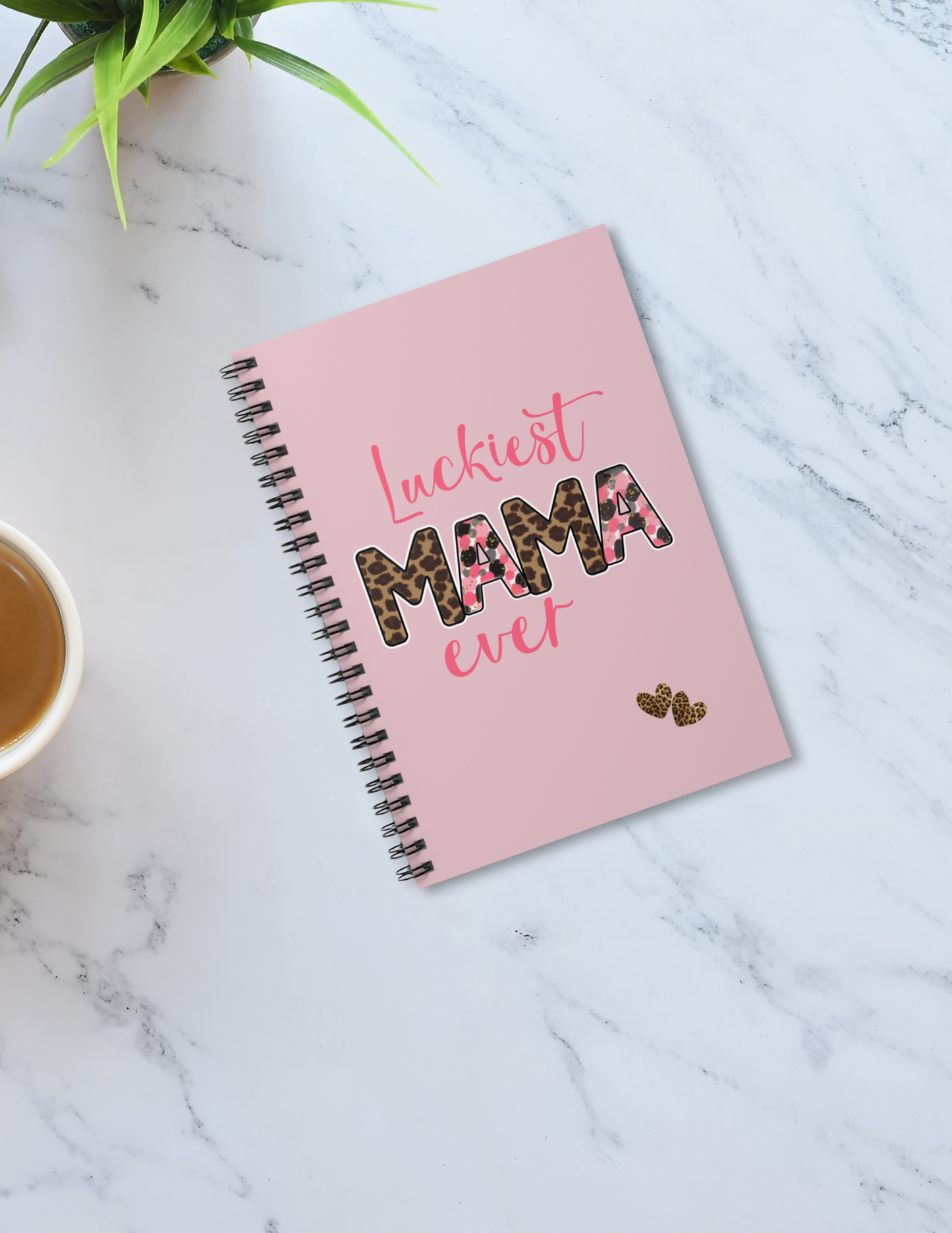 Lucky Mama Vibes Spiral Notebook