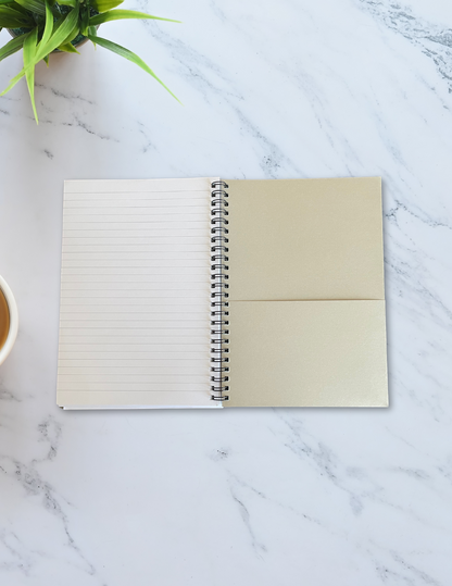 Pink Melanin Vibes Spiral Notebook