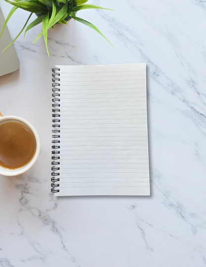 Pink Melanin Vibes Spiral Notebook