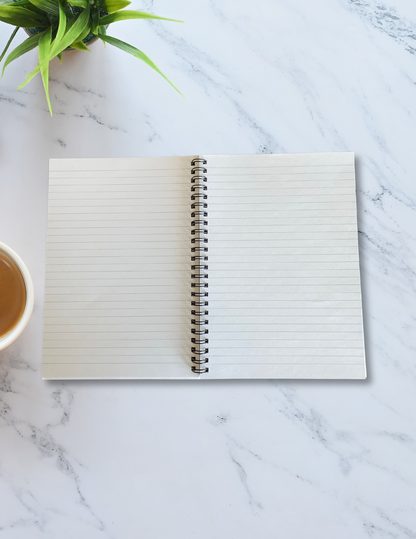 Pink Melanin Vibes Spiral Notebook