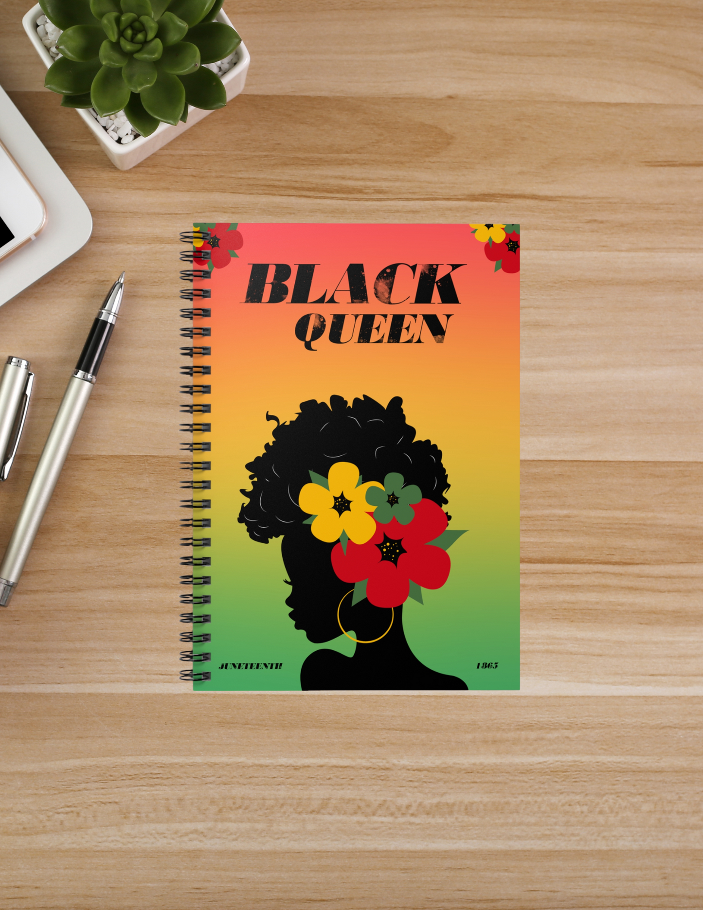 Her Royal Roots Spiral Notebook