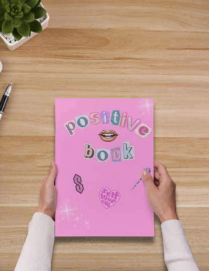 Pink Power Positivity Hardcover Journal