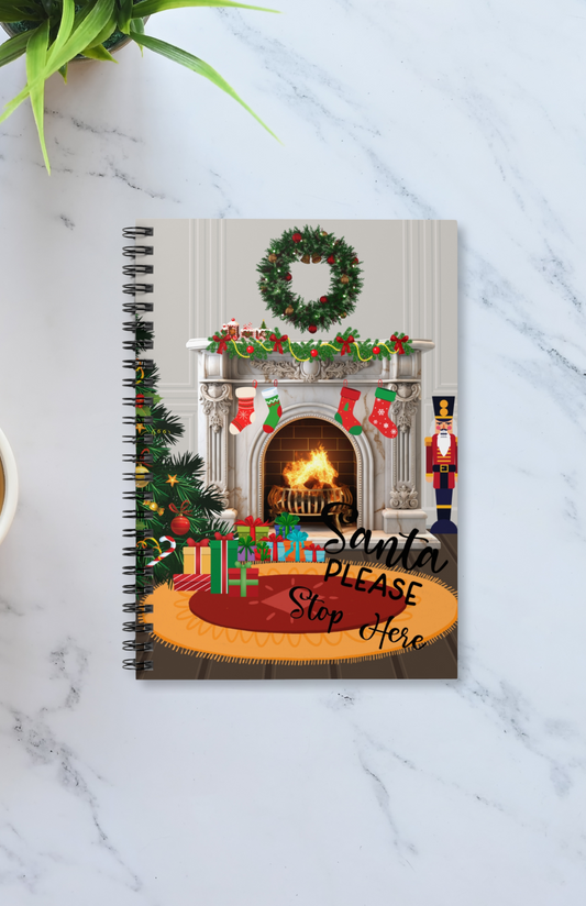 Cozy Christmas Spiral Notebook