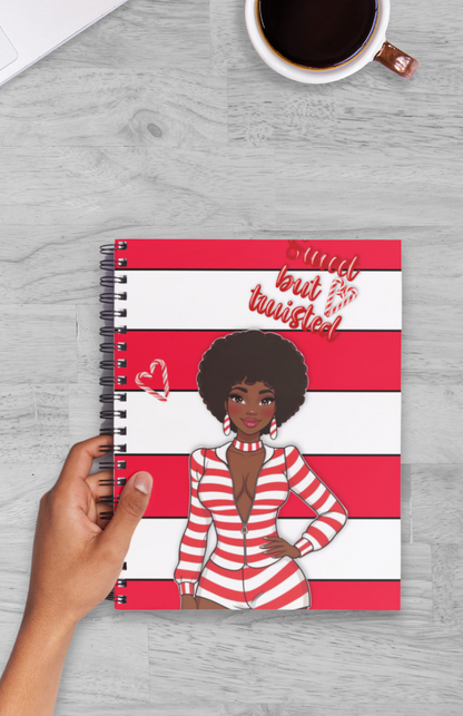 Sweet but Twisted Spiral Notebook