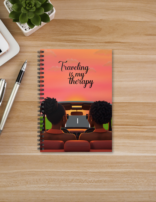 Gas Up & Glow Up Spiral Notebook