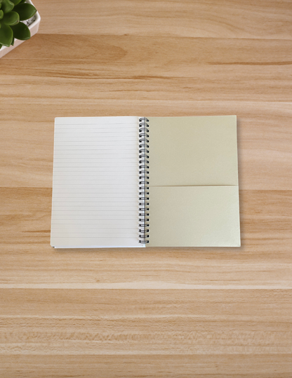 Unbothered Energy Spiral Notebook