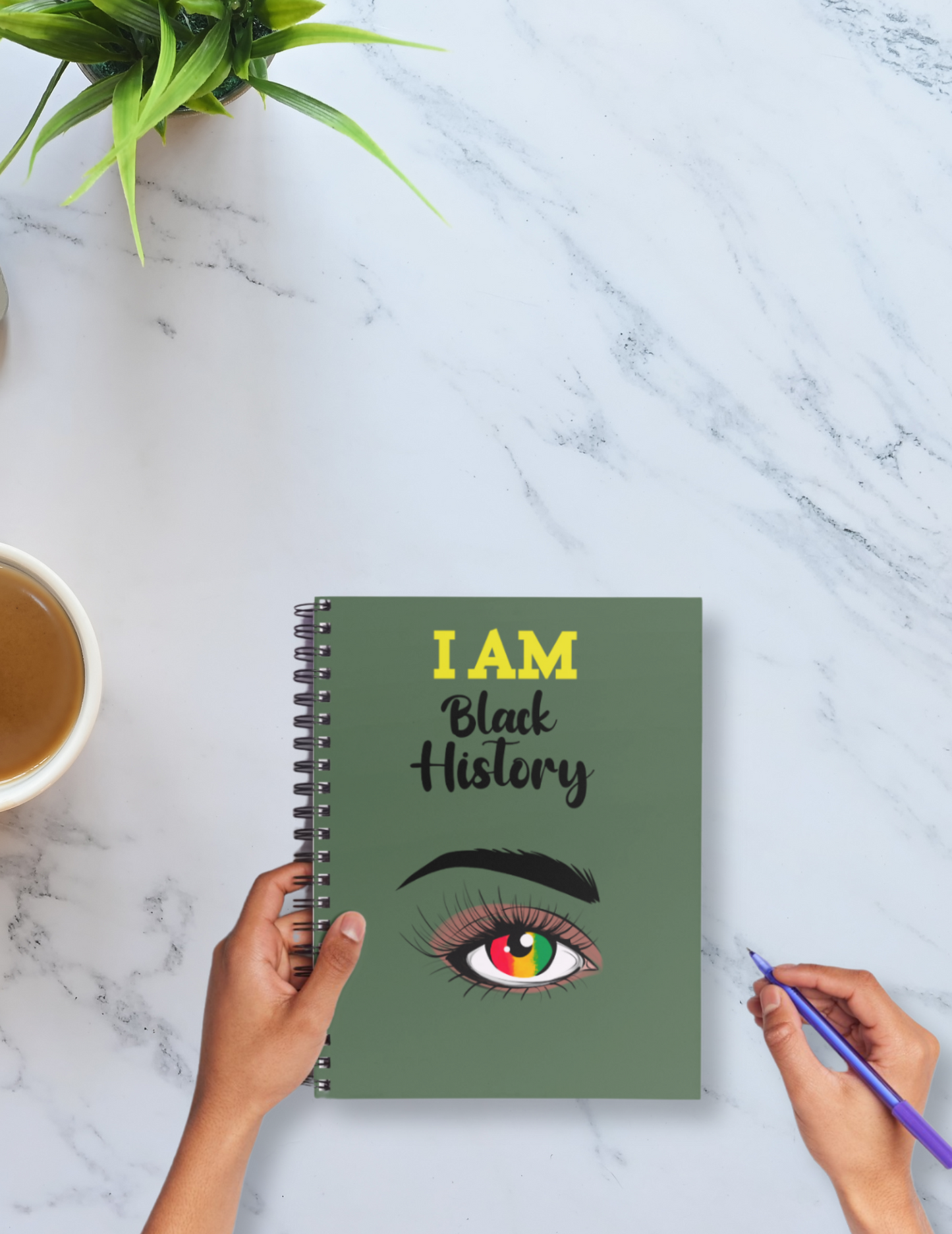 History in My Eyes Spiral Notebook