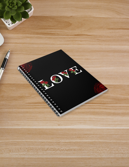 Blooming Love Spiral Notebook