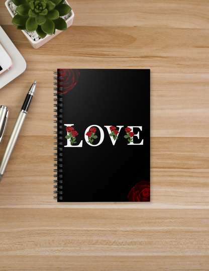 Blooming Love Spiral Notebook