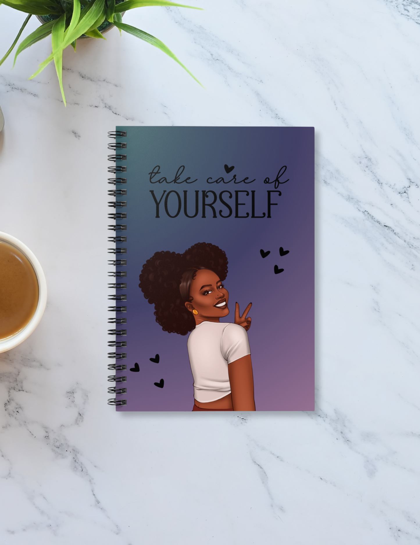 Peace of Mindset Spiral Notebook